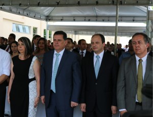 Autoridades presentes no evento,.